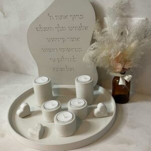 סט הדלקת נרות מהודר - 5 פמוטים